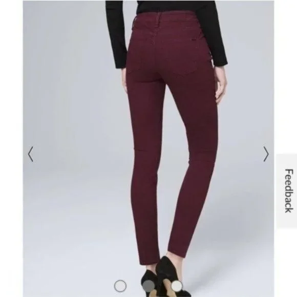 NWT White House Black Market Mid-Rise Skinny Ankle Jeans - Picture 3 of 4